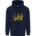 Bird Watching Goes Both Ways Funny Childrens Kids Hoodie Navy Blue