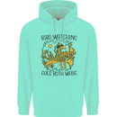 Bird Watching Goes Both Ways Funny Childrens Kids Hoodie Peppermint