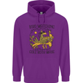 Bird Watching Goes Both Ways Funny Childrens Kids Hoodie Purple