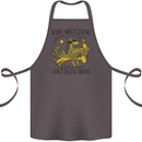 Bird Watching Goes Both Ways Funny Cotton Apron 100% Organic Dark Grey