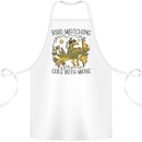 Bird Watching Goes Both Ways Funny Cotton Apron 100% Organic White
