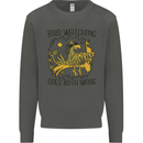 Bird Watching Goes Both Ways Funny Kids Sweatshirt Jumper Storm Grey