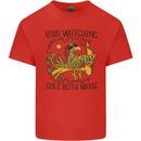 Bird Watching Goes Both Ways Funny Kids T-Shirt Childrens Red