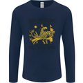 Bird Watching Goes Both Ways Funny Mens Long Sleeve T-Shirt Navy Blue