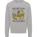 Bird Watching Goes Both Ways Funny Mens Sweatshirt Jumper Sports Grey