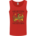 Bird Watching Goes Both Ways Funny Mens Vest Tank Top Red