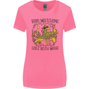 Bird Watching Goes Both Ways Funny Womens Wider Cut T-Shirt Azalea