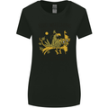 Bird Watching Goes Both Ways Funny Womens Wider Cut T-Shirt Black