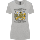 Bird Watching Goes Both Ways Funny Womens Wider Cut T-Shirt Sports Grey