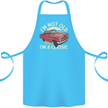 Birthday I'm Not Old Classic 40th 50th 60th Cotton Apron 100% Organic Turquoise