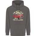 Birthday I'm Not Old Classic 40th 50th 60th Mens 80% Cotton Hoodie Charcoal