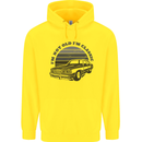 Birthday I'm Not Old Classic 40th 50th 60th Mens 80% Cotton Hoodie Yellow