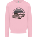 Birthday I'm Not Old Classic 40th 50th 60th Mens Sweatshirt Jumper Light Pink