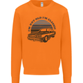 Birthday I'm Not Old Classic 40th 50th 60th Mens Sweatshirt Jumper Orange