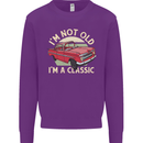 Birthday I'm Not Old Classic 40th 50th 60th Mens Sweatshirt Jumper Purple
