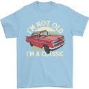Birthday I'm Not Old Classic 40th 50th 60th Mens T-Shirt Cotton Gildan Light Blue