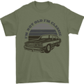 Birthday I'm Not Old Classic 40th 50th 60th Mens T-Shirt Cotton Gildan Military Green