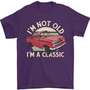 Birthday I'm Not Old Classic 40th 50th 60th Mens T-Shirt Cotton Gildan Purple