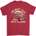 Birthday I'm Not Old Classic 40th 50th 60th Mens T-Shirt Cotton Gildan Red