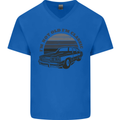 Birthday I'm Not Old Classic 40th 50th 60th Mens V-Neck Cotton T-Shirt Royal Blue