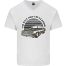 Birthday I'm Not Old Classic 40th 50th 60th Mens V-Neck Cotton T-Shirt White