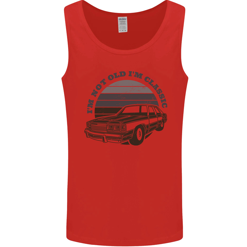 Birthday I'm Not Old Classic 40th 50th 60th Mens Vest Tank Top Red