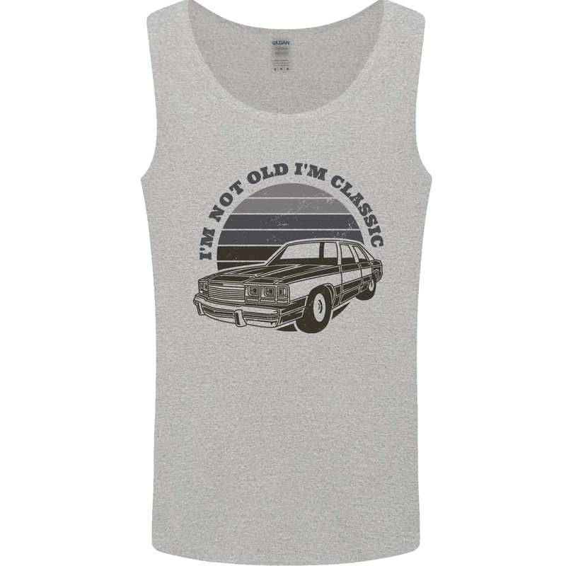 Birthday I'm Not Old Classic 40th 50th 60th Mens Vest Tank Top Sports Grey