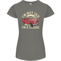 Birthday I'm Not Old Classic 40th 50th 60th Womens Petite Cut T-Shirt Charcoal