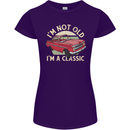 Birthday I'm Not Old Classic 40th 50th 60th Womens Petite Cut T-Shirt Purple