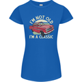 Birthday I'm Not Old Classic 40th 50th 60th Womens Petite Cut T-Shirt Royal Blue