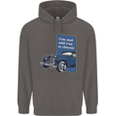 Birthday I'm Not Old I'm a Classic Funny Mens 80% Cotton Hoodie Charcoal