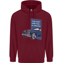 Birthday I'm Not Old I'm a Classic Funny Mens 80% Cotton Hoodie Maroon