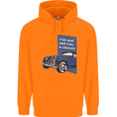Birthday I'm Not Old I'm a Classic Funny Mens 80% Cotton Hoodie Orange