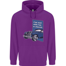 Birthday I'm Not Old I'm a Classic Funny Mens 80% Cotton Hoodie Purple