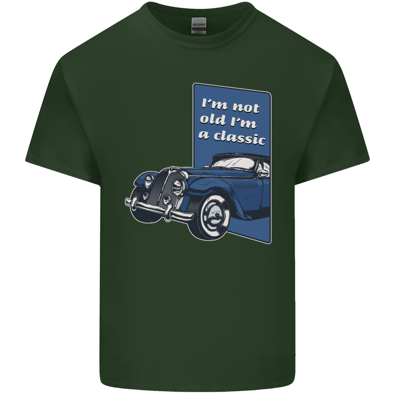 Birthday I'm Not Old I'm a Classic Funny Mens Cotton T-Shirt Tee Top Forest Green