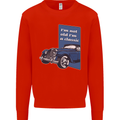 Birthday I'm Not Old I'm a Classic Funny Mens Sweatshirt Jumper Bright Red