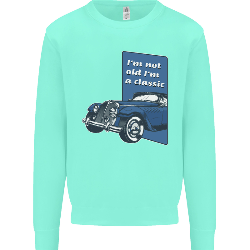 Birthday I'm Not Old I'm a Classic Funny Mens Sweatshirt Jumper Peppermint