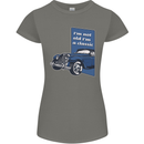 Birthday I'm Not Old I'm a Classic Funny Womens Petite Cut T-Shirt Charcoal