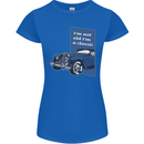 Birthday I'm Not Old I'm a Classic Funny Womens Petite Cut T-Shirt Royal Blue