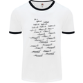 British RAF Fighters Royal Air Force Planes Mens White Ringer T-Shirt White/Black