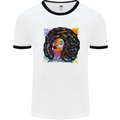 Fathers Day Gaming Mens White Ringer T-Shirt White/Black