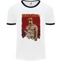 Gods of the Arena MMA Martial Arts Gym Mens White Ringer T-Shirt White/Black