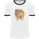 A Leonberger Dog Mens Ringer T-Shirt White/Black