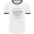 Vintage Year 26th Birthday 1997 Mens Ringer T-Shirt White/Black