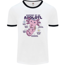 Axoloti Anatomy Mens Ringer T-Shirt White/Black