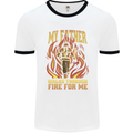 In Love With Mary Jane Funny Weed Mens Ringer T-Shirt White/Black