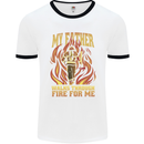 In Love With Mary Jane Funny Weed Mens Ringer T-Shirt White/Black