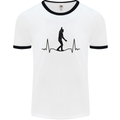 Tightrope Walking Walker Funambulism Mens Ringer T-Shirt White/Black