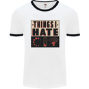 Bad Wifi Low Battery Lag Gaming Gamer Phone Mens White Ringer T-Shirt White/Black