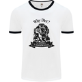 I'm Weightless Underwater Scuba Diving Mens White Ringer T-Shirt White/Black